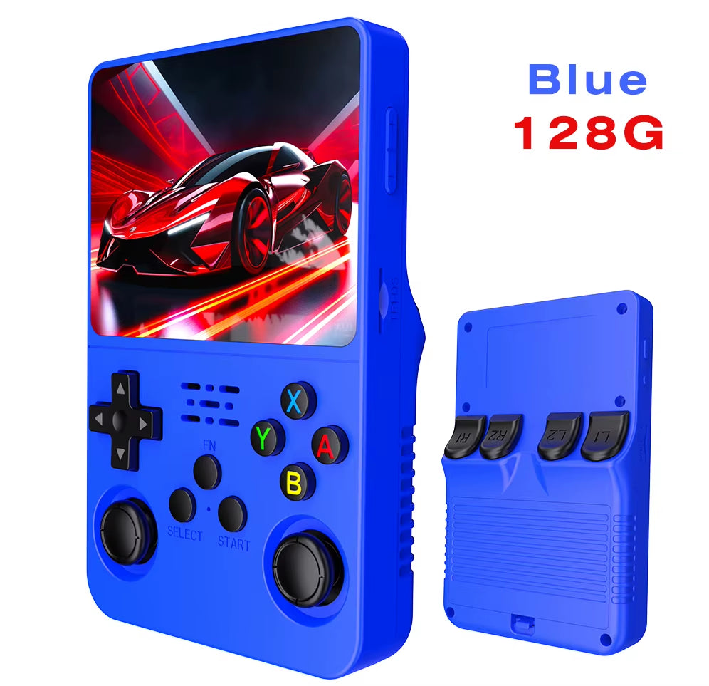 R36S Retro Handheld Video Game Console Linux System 3.5 Inch IPS Screen R35S Pro Portable Pocket Video Player 64GB Games